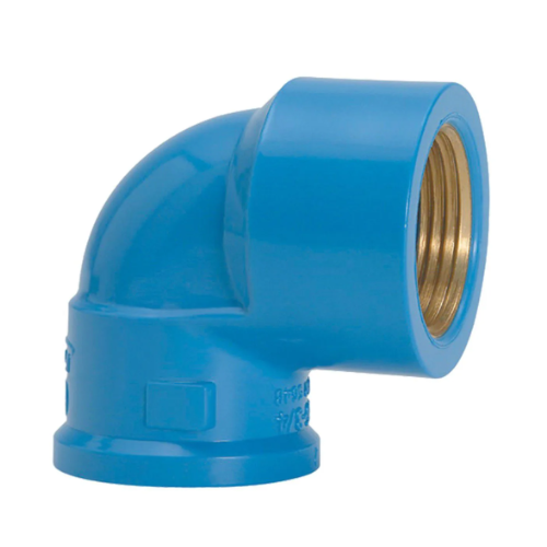 Joelho Azul 90° com Bucha de Latão 20mm x 1/2" Amanco